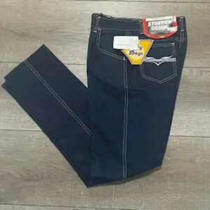 NEW Vintage Glory Days High Rise Dark Wash Straight Leg Jeans NWT Jr Size‎ 9/10
